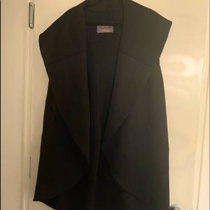 Gently Used Melissa McCarthy Black Long Vest 1X